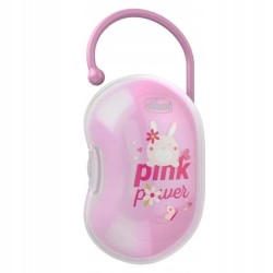 Podwójne etui na smoczek Chicco róż