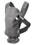 BABYBJORN MINI 3D Jersey – nosidełko, ciemny szary