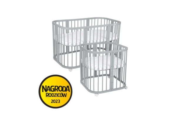 waldin-lozeczko-drewniane-7w1-szare-materac.jpg