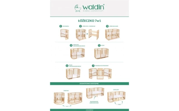 waldin-lozeczko-drewniane-7w1-z-materacem-biale-7.jpg