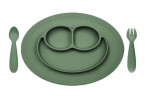 EZPZ Komplet naczyń Mini Feeding Set Oliwkowy