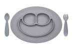 EZPZ Komplet naczyń Mini Feeding Set szary