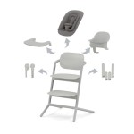 Krzesełko - Leżaczek - Cybex Lemo 4w1 Suede Grey