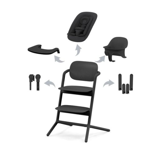 Krzesełko-Leżaczek-Cybex-Lemo-4w1-Stunning-Black-1