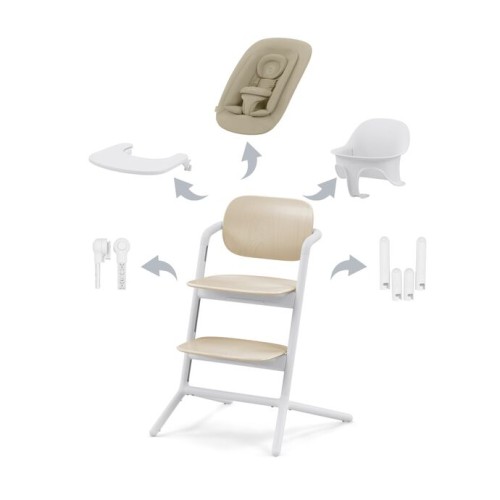Krzesełko-Leżaczek-Cybex-Lemo-4w1-Sand-White-1