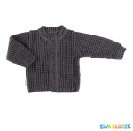 Eevi  Sweter Fluffy Grafitowy 