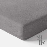 Eevi  Prześcieradło Bambusowe Szare 120x60