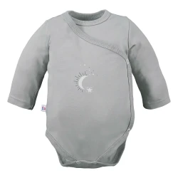 Eevi  body kopertowe szare z motywem gwiazdek Petite