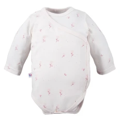 Eevi body kopertowe kremowe w kwiatuszki PETITE