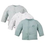 Eevi 3-pak kaftan zielony z motywem listków PETITE