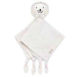 YOSOY friend LION 100% Cotton Muslin ECRU