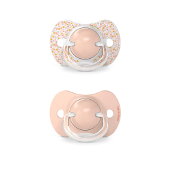 SUAVINEX SMOCZEK SILIKONOWY FIZJOLOGICZNY SX PRO DREAMS 6-18M BRZOSKWINIOWY