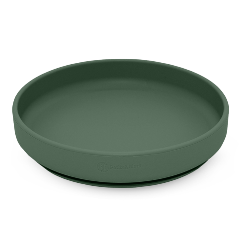 PETITE&MARS Silikonowy talerzyk z przyssawką TAKE&MATCH 6m green+.png
