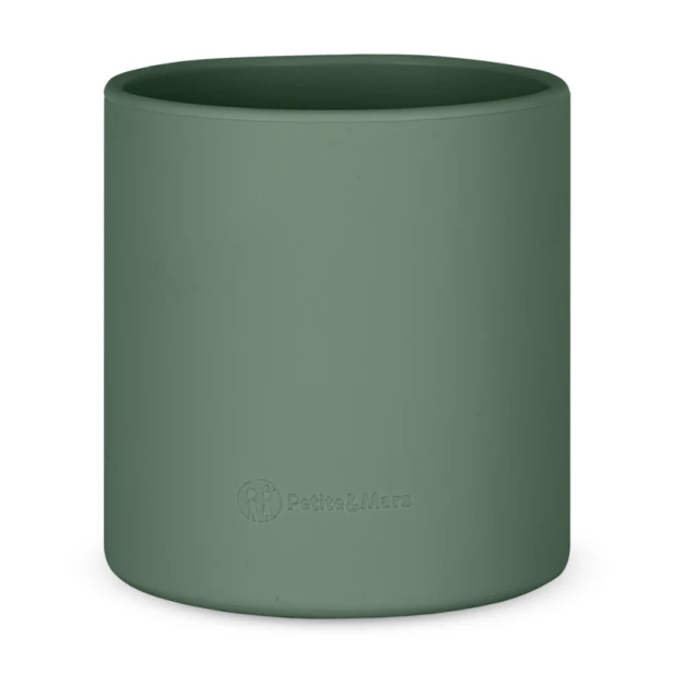 PETITE&MARS Silikonowy kubeczek Take&Match 6m+ Misty Green.png