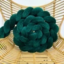 Lulumi Ochraniacz warkocz 200cm butelkowa zieleń.jpg