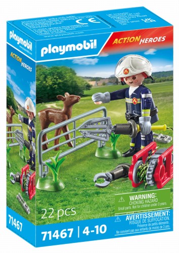 PLAYMOBIL Straż pożarna - Ratowanie zwierząt 71467.jpg