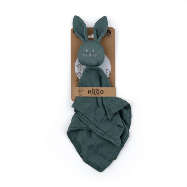 Bambusowa muślinowa przytul Hugo 416817 Green.webp