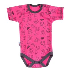 EWA BODY SAWANNA KR DZIEW DRUK RÓŻ 074