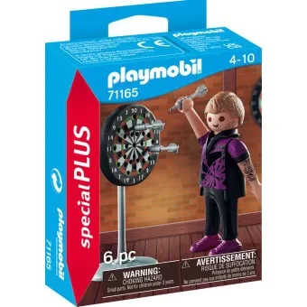 PLAYMOBIL GRACZ W DARTA 71165.webp