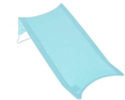 Tega Leżaczek kąpielowy wysoki gruba frota niebies