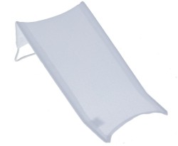 Tega Leżaczek kąpielowy wysoki gruba frota - szary