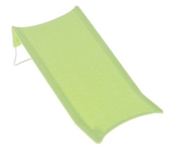 Tega Leżaczek kąpielowy wysoki gruba frota zielony