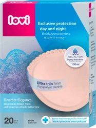 LOVI WKLADKI LAKTACYJNE DISCREET BEZOWE.webp