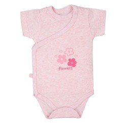 Body kopertowe różowe z kwiatkami