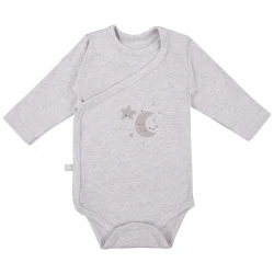 Body kopertowe szare z księżycem długi rękaw