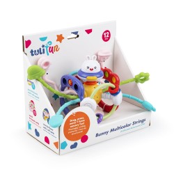 Króliczek Kolorowe Linki, Zabawka Sensoryczna TF 30103