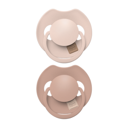 Smoczek silikonowy dynamiczny LOVI Prime 18m+ 2 szt Nude/Blush 