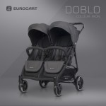 Wózek bliźniaczy dziecięcy Euro-Cart Doblo Iron