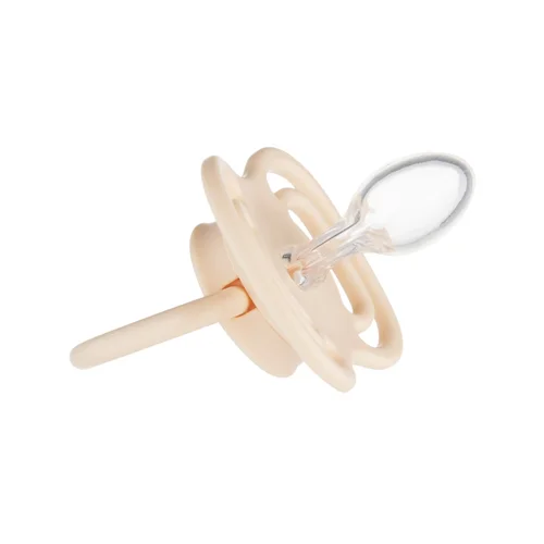 Canpol babies Smoczek silikonowy 0-6m symetryczny DENTAL AIR 2 szt. kremowy1.webp