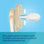 Canpol babies Smoczek silikonowy 0-6m symetryczny DENTAL AIR 2 szt. kremowy5.webp