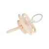 Canpol babies Smoczek silikonowy 0-6m symetryczny DENTAL AIR 2 szt. kremowy1.webp