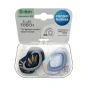 Canpol babies Smoczek silikonowy Light touch 0-6m symetryczny GOLD 2 szt. niebieski2.webp