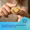 Canpol babies Smoczek silikonowy Light touch 0-6m symetryczny GOLD 2 szt. niebieski5.webp