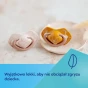 Canpol babies Smoczek silikonowy Light touch 0-6m symetryczny GOLD 2 szt. niebieski8.webp