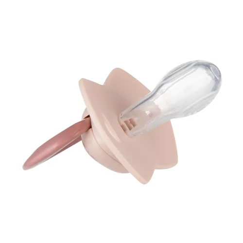 Canpol babies Smoczek silikonowy Light touch 0-6m symetryczny GOLD 2 szt. różowy1.webp