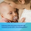 Canpol babies Smoczek silikonowy Light touch 0-6m symetryczny GOLD 2 szt. różowy3.webp