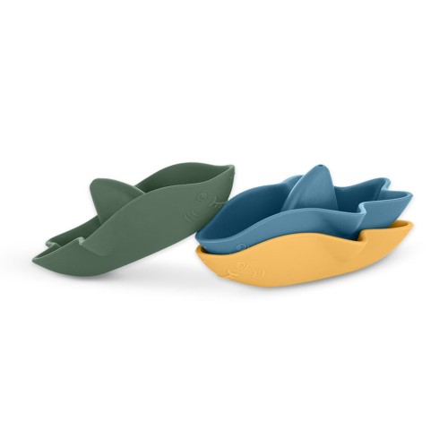 PETITE&MARS Silikonowe zabawki kąpielowe Sharks (2).jpg
