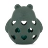 PETITE&MARS Silikonowa zabawka z grzechotką Bear Basil Misty Green (2).jpg