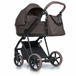  -10% Z KODEM WIOSNA10  Wózek 2w1 Roan Ivi 2.0 Vintage Collection kolor Turkish Coffee Black