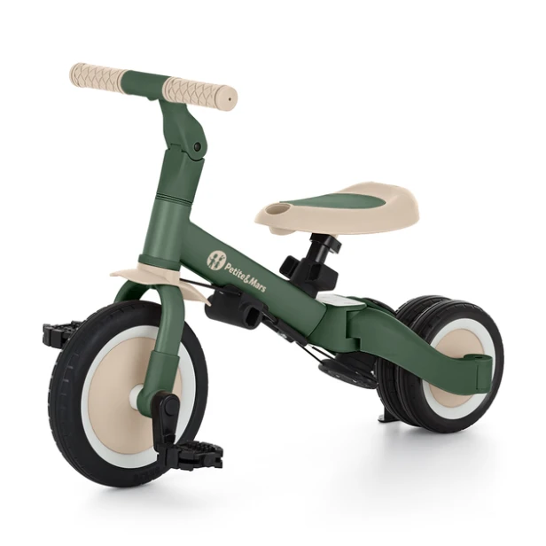 Rowerek biegowy Petite&Mars 5 w 1 Turbo Plus / Misty Green