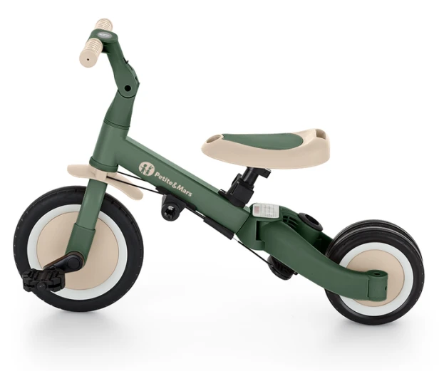 Rowerek biegowy Petite&Mars 5 w 1 Turbo Plus / Misty Green