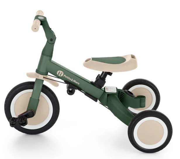 Rowerek biegowy Petite&Mars 5 w 1 Turbo Plus / Misty Green