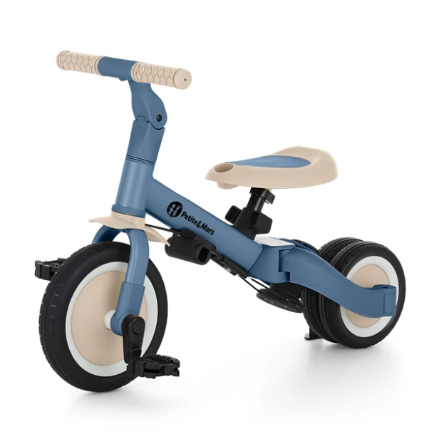 Rowerek biegowy Petite&Mars 5 w 1 Turbo Plus  Ocean Blue (10).webp