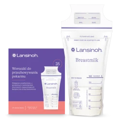 Lansinoh Woreczki do przechowywania pokarmu 25 szt. 180 ml