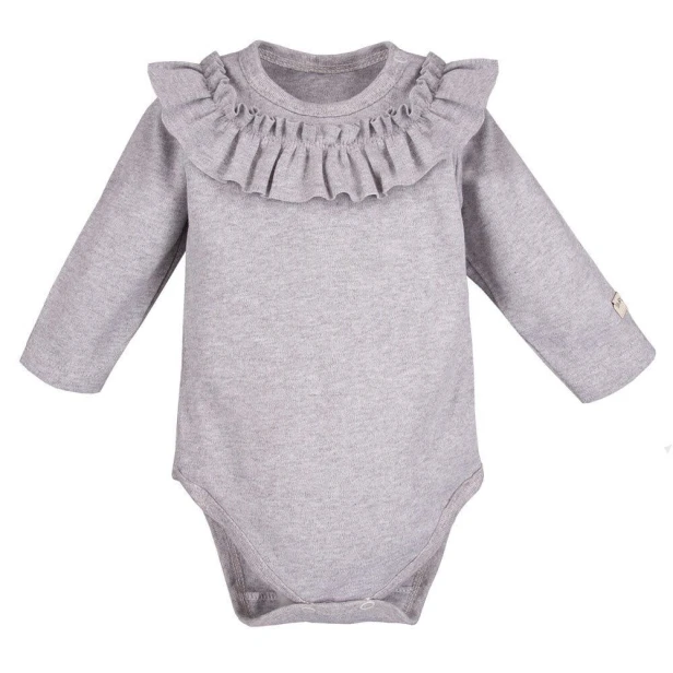 EWA BODY SIMPLY COMFY Z KARCZKIEM SZARY MELANŻ