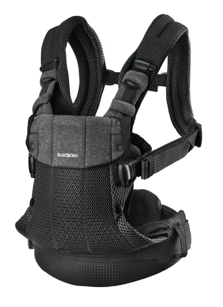 BABYBJORN HARMONY 3D Mesh - nosidełko Czarne 3